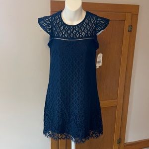 speechless Women's Dress Crochet Lace with Liner